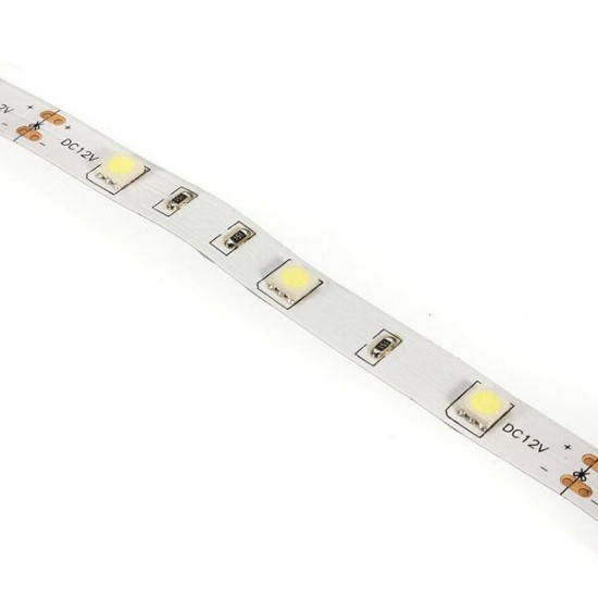 5M SMD5050 300 LED White/Warm White Non-Waterproof Flexible Tape Strip Light Lamp DC12V