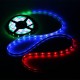 5M SMD5050 IC6803 RGB Remote Control Waterproof LED Strip Light+RF Controller+Power Adapter DC12V