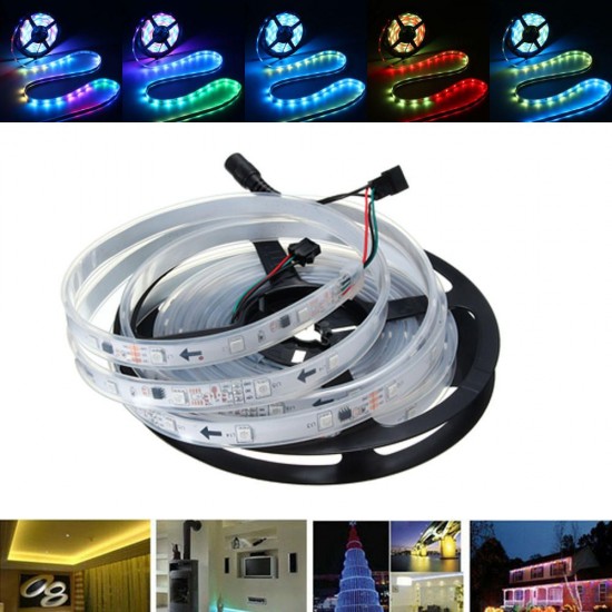 5M SMD5050 RGB Dream Color 1903 Waterproof IP67 LED Flexible Strip Light Lamp DC12V 5M SMD5050 RGB Dream Color 1903 Waterproof IP67 LED Flexible Strip Light Lamp DC12V