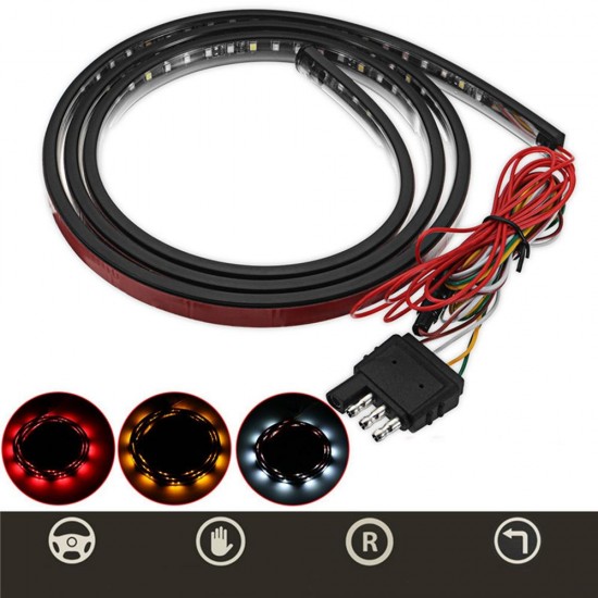 60 Inch Tailgate Bar Pickup Taillight Turn Signal Car LED Strip Light Reverse Brake Lamp DC9-24V 60 Inch Tailgate Bar Pickup Taillight Turn Signal Car LED Strip Light Reverse Brake Lamp DC9-24V