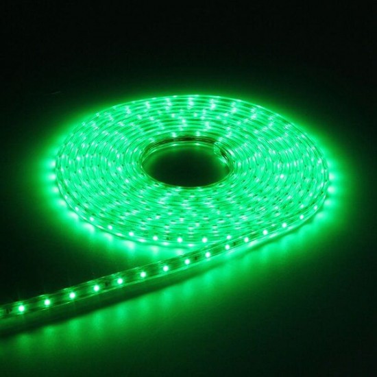 6M 21W Waterproof IP67 SMD 3528 360 LED Strip Rope Light Christmas Party Outdoor AC 220V