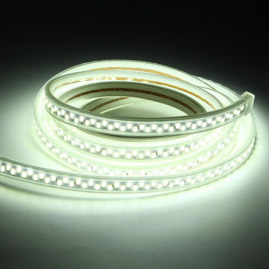 AC220V 3M Waterproof SMD5730 5630 Flexible LED Strip Tape Rope Light EU Plug for Home Decoration