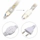 AC220V 5M Waterproof SMD5730 5630 Dimmable LED Strip Rope Light EU Plug for Home Decoration AC220V 5M Waterproof SMD5730 5630 Dimmable LED Strip Rope Light EU Plug for Home Decoration