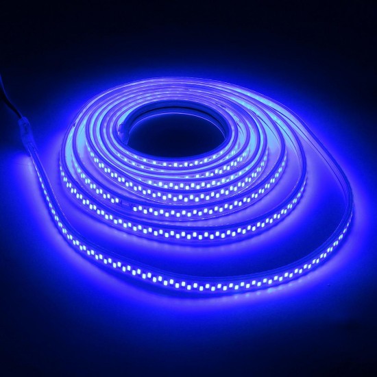 AC220V 5M Waterproof SMD5730 5630 Dimmable LED Strip Rope Light EU Plug for Home Decoration AC220V 5M Waterproof SMD5730 5630 Dimmable LED Strip Rope Light EU Plug for Home Decoration