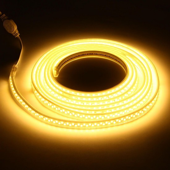 AC220V 5M Waterproof SMD5730 5630 Dimmable LED Strip Rope Light EU Plug for Home Decoration AC220V 5M Waterproof SMD5730 5630 Dimmable LED Strip Rope Light EU Plug for Home Decoration