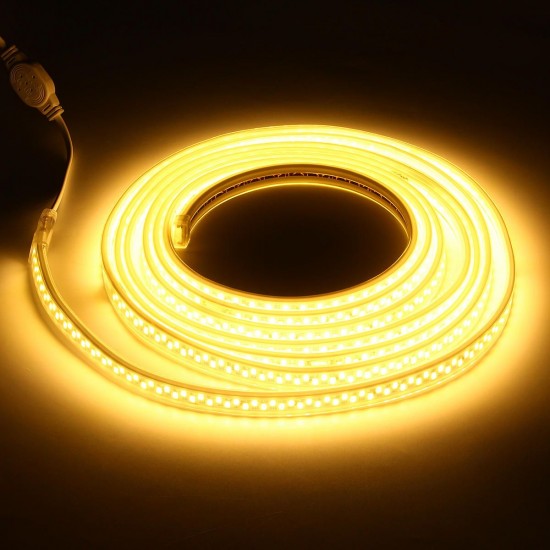 AC220V 5M Waterproof SMD5730 5630 Dimmable LED Strip Rope Light EU Plug for Home Decoration