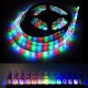 5V USB Power LED Strip Lights 3528 RGB TV Backlight Bluetooth APP Remote Music