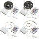 Battery Powered RGB Non-Waterproof LED Flexible Tape Rope Strip Light Kit + IR Remote DC5V