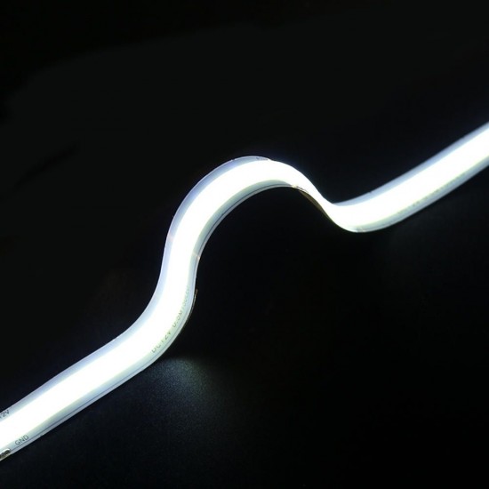 DC12V 24V 50CM COB Pure White CSP 147LED Flexible Strip Light Ribbon Lamp for Home Car Decoration