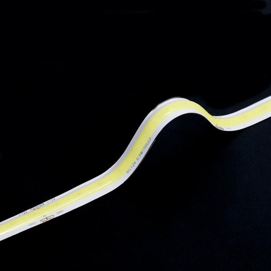 DC12V 24V 50CM COB Pure White CSP 147LED Flexible Strip Light Ribbon Lamp for Home Car Decoration