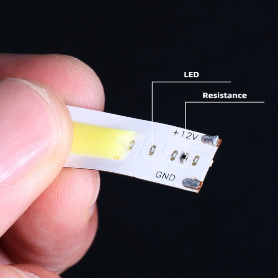 DC12V 24V 50CM COB Pure White CSP 147LED Flexible Strip Light Ribbon Lamp for Home Car Decoration DC12V 24V 50CM COB Pure White CSP 147LED Flexible Strip Light Ribbon Lamp for Home Car Decoration