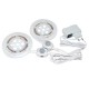 DC12V 2PCS 1.5M SMD3528 Warm White Waterproof PIR Motion Sensor LED Strip Light + EU Plug