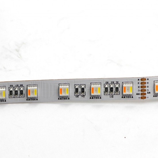 DC12V 5IN1 RGB+CCT LED Strip Light 5050 Flexible Tape Non-waterproof Indoor Lamp Home Decor