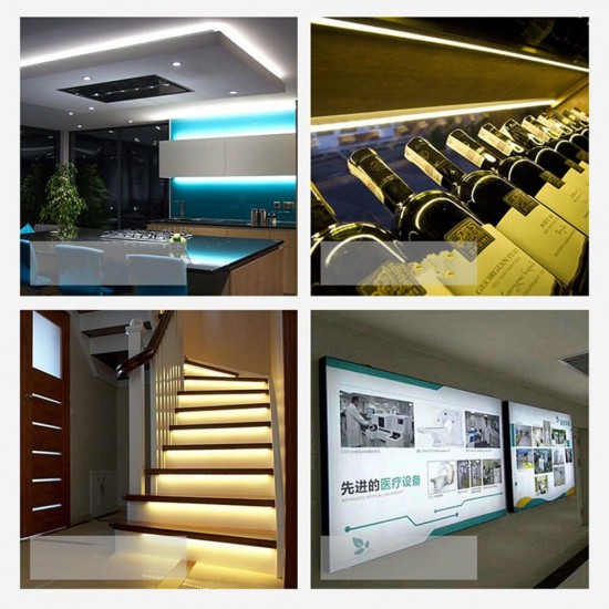 DC12V/24V 480LED COB Strip Light RA90 IP20 3000K/4000K/6000K Flexible Ribbon Tape Lamp for Indoor Home Decoration