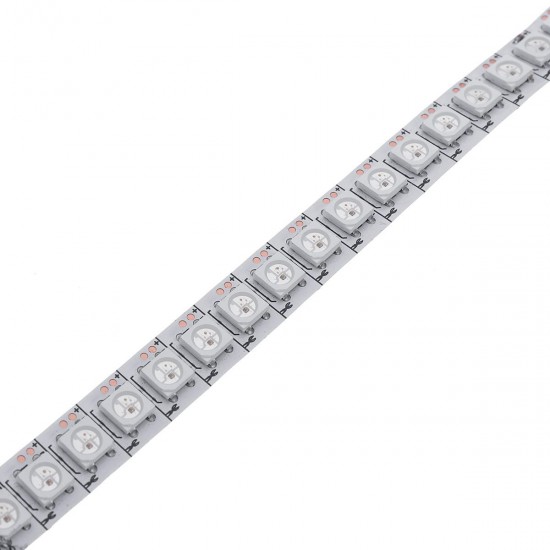 DC5V 1M 144LED WS2812B 5050SMD Built-In IC IP20 RGB LED Strip Light for Indoor KTV Hotel Bar Home