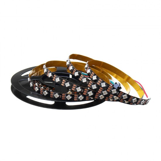DC5V 1M 2M 12W 24W WS2812 IC SMD5050 Module Bead Tilt 45° Non-waterproof RGB LED Strip Light DC5V 1M 2M 12W 24W WS2812 IC SMD5050 Module Bead Tilt 45° Non-waterproof RGB LED Strip Light