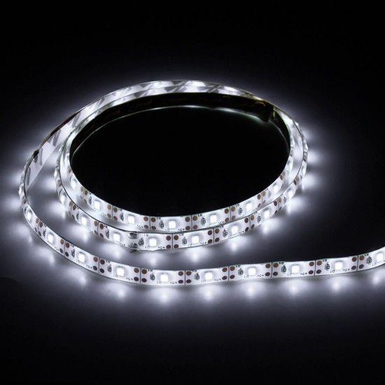 DC5V 1M USB Pure White Warm White Red Blue 2835 SMD Waterproof LED Strip Backlight for Home