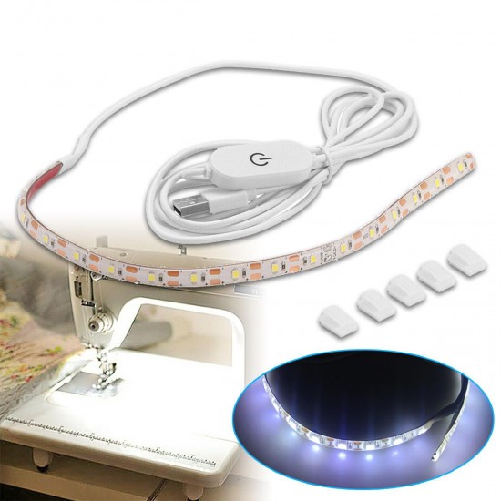 DC5V USB Power Supply Sewing Machine LED Strip Light with Touch Dimmer Switch