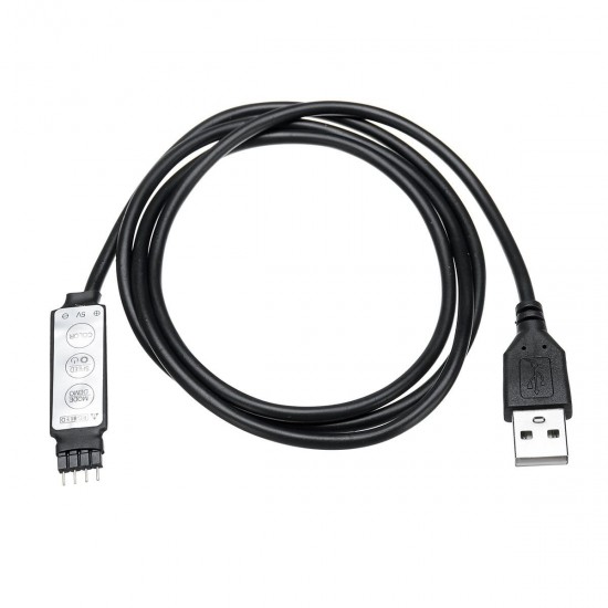 DC5V USB Powered SMD5050 RGB Color Change LED Strip Light Computer TV Backlight Kit DC5V USB Powered SMD5050 RGB Color Change LED Strip Light Computer TV Backlight Kit