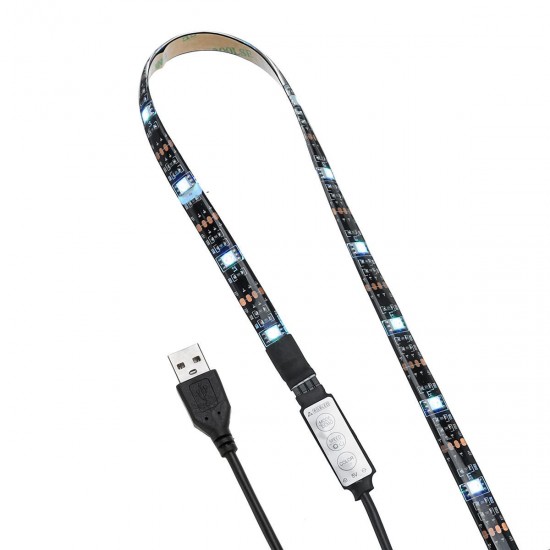 DC5V USB Powered SMD5050 RGB Color Change LED Strip Light Computer TV Backlight Kit DC5V USB Powered SMD5050 RGB Color Change LED Strip Light Computer TV Backlight Kit
