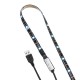 DC5V USB Powered SMD5050 RGB Color Change LED Strip Light Computer TV Backlight Kit DC5V USB Powered SMD5050 RGB Color Change LED Strip Light Computer TV Backlight Kit
