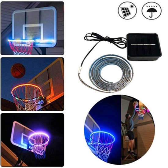 Solar Powered 8 Flash Modes 1M SMD2835 IP67 30LED Tube Strip Light for Basketball Hoop Solar Powered 8 Flash Modes 1M SMD2835 IP67 30LED Tube Strip Light for Basketball Hoop
