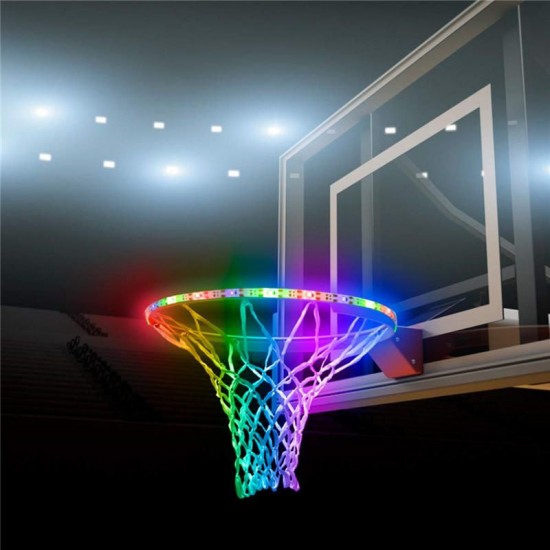 Solar Powered 8 Flash Modes 1M SMD2835 IP67 30LED Tube Strip Light for Basketball Hoop Solar Powered 8 Flash Modes 1M SMD2835 IP67 30LED Tube Strip Light for Basketball Hoop