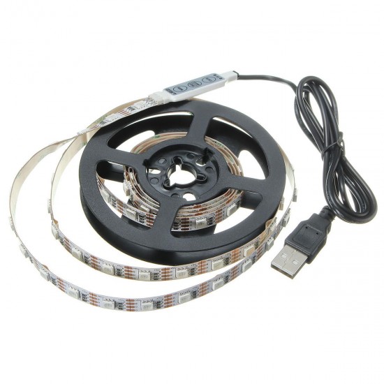 USB DC5V SMD5050 RGB LED White Tape TV Background Strip Light with Remote Controller Non-waterproof USB DC5V SMD5050 RGB LED White Tape TV Background Strip Light with Remote Controller Non-waterproof