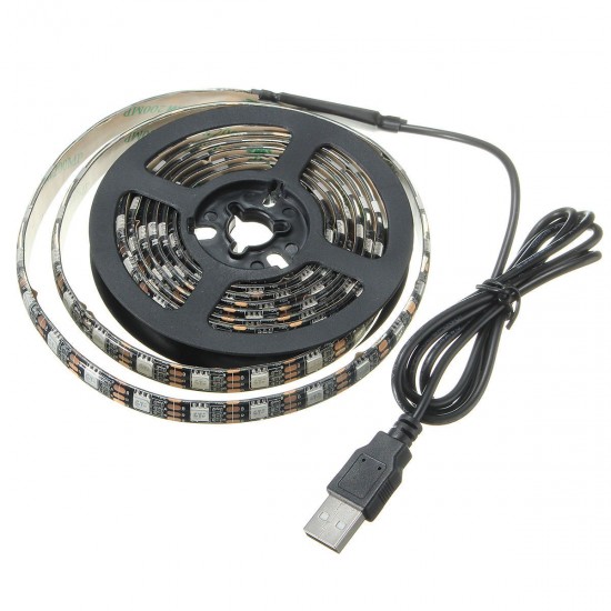 Waterproof 5050 USB Black TV PC Background RGB LED Strip Light Xmas Decor+ Remote DC5V Waterproof 5050 USB Black TV PC Background RGB LED Strip Light Xmas Decor+ Remote DC5V