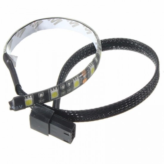 Waterproof Flexible Neon Adhesive LED Strip Light for PC Computer Case 12V 4 Pin