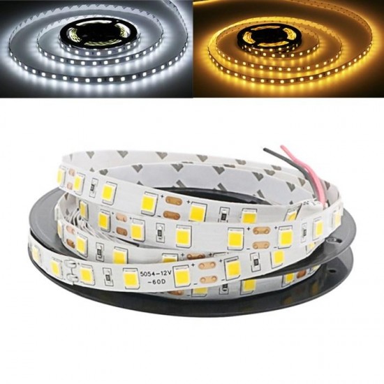 ZX 5M 5054 SMD 300LEDs Tape Flexible Strip Light Not Waterproof Indoor Use Lighting DC12V