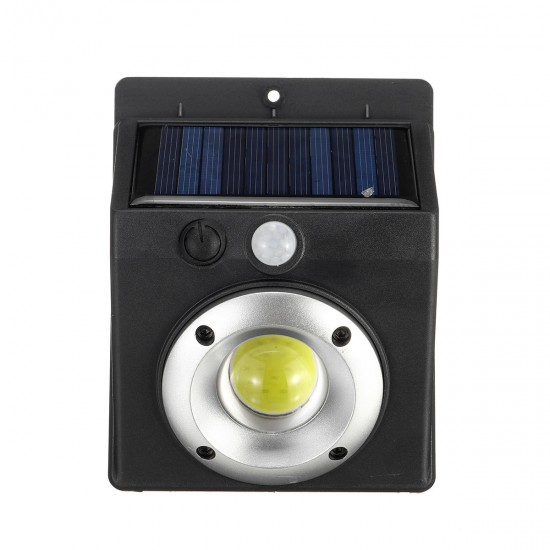 10W COB LED Solar Power Wall Lamp Garden Light Street Lamp Motion IR Sensor IPX5 Waterproof 800LM