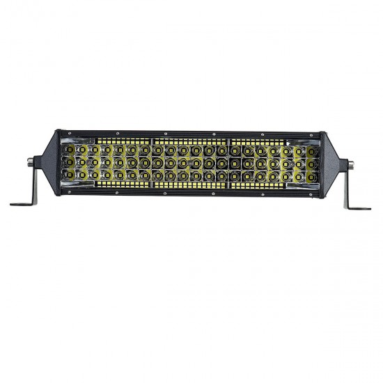 12 pouces 40W 3 rangées LED barres lumineuses de travail conduisant le feu de brouillard 6000K blanc 10 ~ 32V pour le véhicule de ramassage hors route