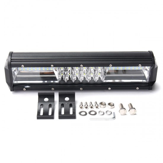 12Inch 324W LED Work Light Bar Flood Spot Combo Beam For Off Road Truck SUV 10-30V Waterproof IP68