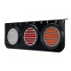 12V Rear Stop LED Tail Lights Brake Turn Signal Lamp Trailer Truck Car Universal