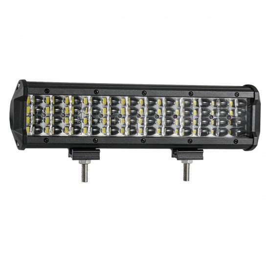 144W 12 Inch RGB LED Work Light Bar Driving Fog Lamp 10-32V For 4WD SUV Truck UTE Offroad ATV