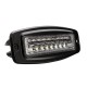 18W 1300LM LED Work Light Bar Flush Mount Dual Color Driving Lamp Turn Signal for Jeep SUV Offroad