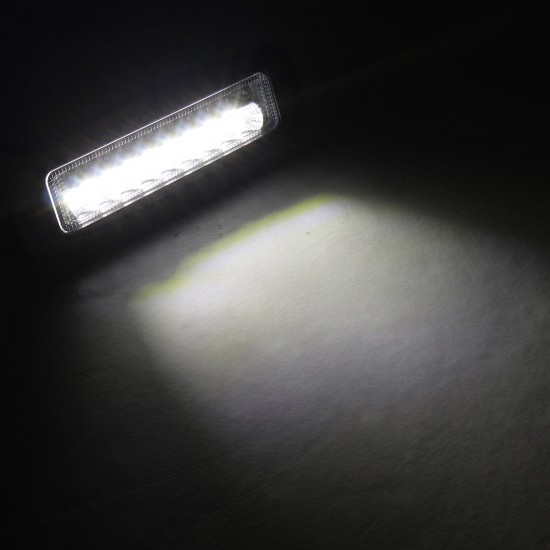 18W 1300LM LED Work Light Bar Flush Mount Dual Color Driving Lamp Turn Signal for Jeep SUV Offroad 18W 1300LM LED Work Light Bar Flush Mount Dual Color Driving Lamp Turn Signal for Jeep SUV Offroad
