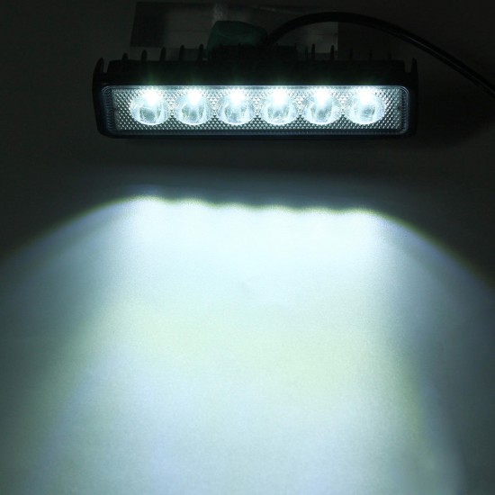 18W Car LED Spot Work Light Fog Lamp 6000K White IP65 Waterproof For 12/24V Off-road Truck ATV Boat Truck