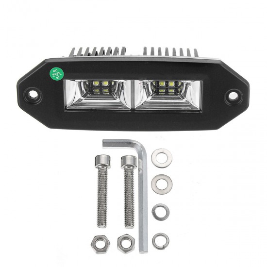 1pcs 40W IP67 6000K White Flush Mount LED Flood Work Light for Jeep Off-Road SUV ATV Pickup 1pcs 40W IP67 6000K White Flush Mount LED Flood Work Light for Jeep Off-Road SUV ATV Pickup