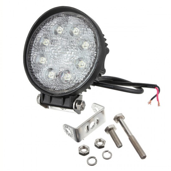 24W 8LED Spot work Lamp Light Off Roads For Trailer Off Road Boat 24W 8LED Spot work Lamp Light Off Roads For Trailer Off Road Boat