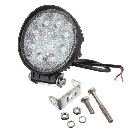 24W 8LED Spot work Lamp Light Off Roads For Trailer Off Road Boat