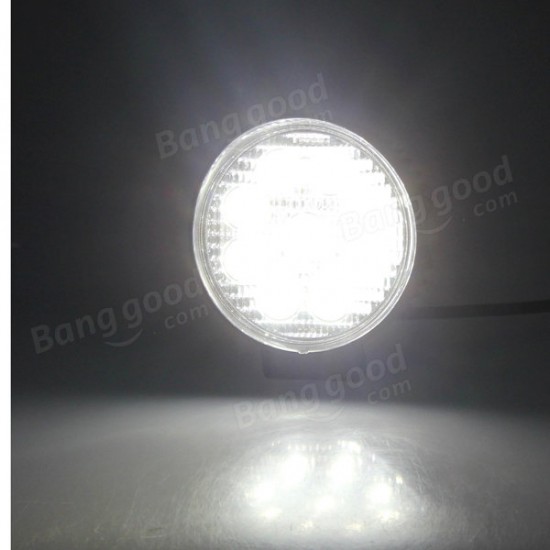 27W 9 LED Round Work Light Spot Beam Off Road Light Truck 27W 9 LED Round Work Light Spot Beam Off Road Light Truck