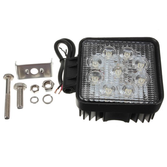 27W 9 LED White Work Spot Pencil Off Road Lamp Light Truck 4WD 4x4 27W 9 LED White Work Spot Pencil Off Road Lamp Light Truck 4WD 4x4