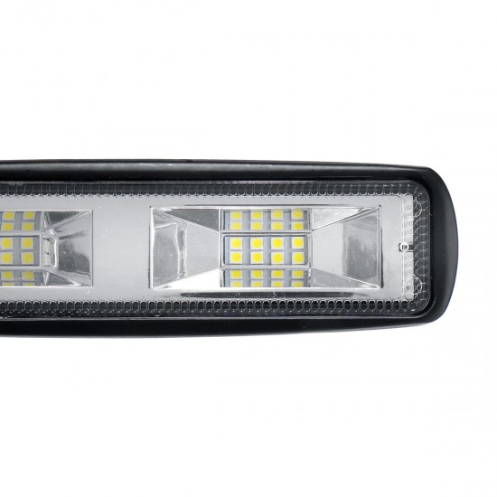 2Inch 48W 16LED Work Light Bar Spotbeam Driving Fog Lamp White 12/24V for Off Road Vehicle SUV ATV