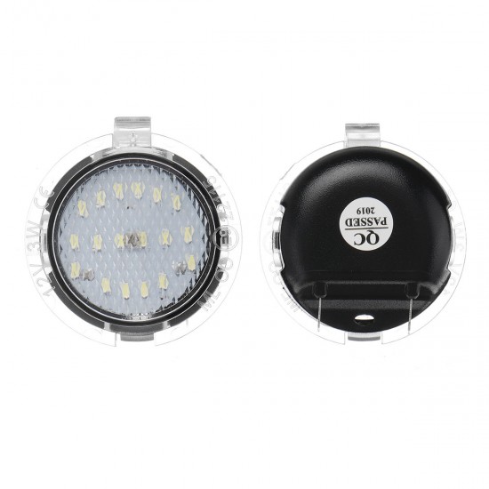 2Pcs 18 LED Side Mirror Rearview Puddle Light 6000K DC 12V 3W Waterproof for Toyota Tundra/Sequoia 2Pcs 18 LED Side Mirror Rearview Puddle Light 6000K DC 12V 3W Waterproof for Toyota Tundra/Sequoia