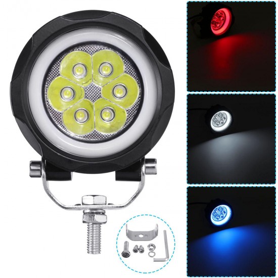 3 Inch 60W LED Work Light Car Circle Headlights Fog Lights Off-Road Vehicle IP67 6000K