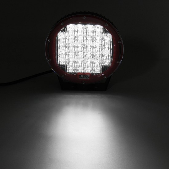 32LED 9 Inch Red Round Work Lamp Light Flood Cover For Car Offroad SUV 4WD 32LED 9 Inch Red Round Work Lamp Light Flood Cover For Car Offroad SUV 4WD