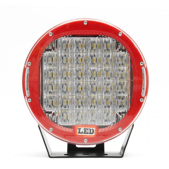 32LED 9 Inch Red Round Work Lamp Light Flood Cover For Car Offroad SUV 4WD 32LED 9 Inch Red Round Work Lamp Light Flood Cover For Car Offroad SUV 4WD