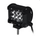 3.5Inch 36W LED Work Light Bar Strobe Flash Lamp White+Amber Dual Color 10-30V for Offroad Truck SUV ATV